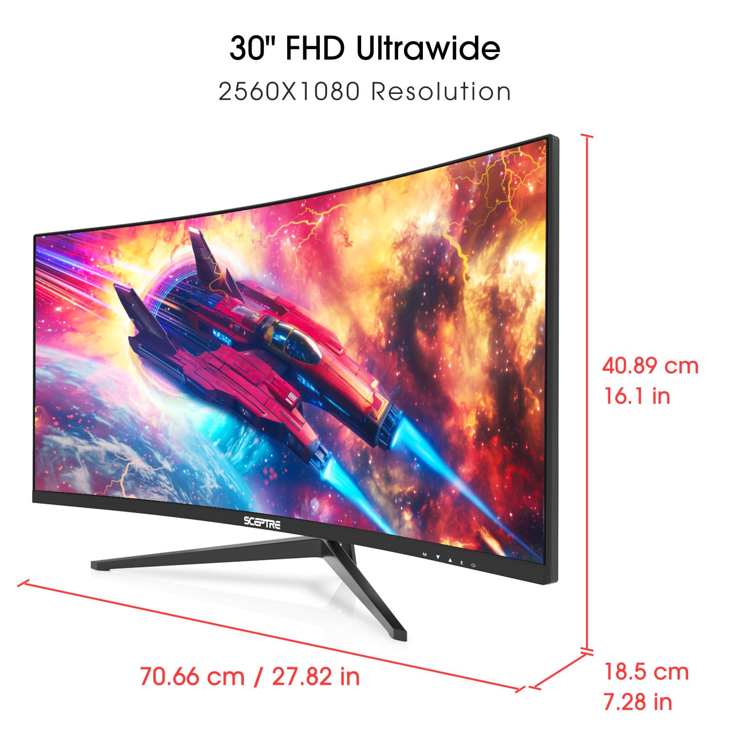 Amazon.com: Sceptre Prime Curved 30-inch Gaming Monitor 200+Hz Amazon.com: Sceptre Prime Curved 30-inch Gaming Monitor 200+Hz